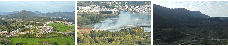 江西婺源篁岭古建筑村落夜景乡村旅游农田古村落航拍风光视频素材插图9