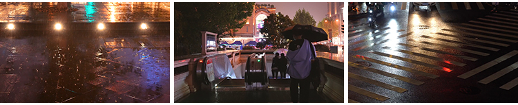 夜晚城市街道下雨窗户雨滴落孤独情感雨天路人行人雨后短视频素材插图9
