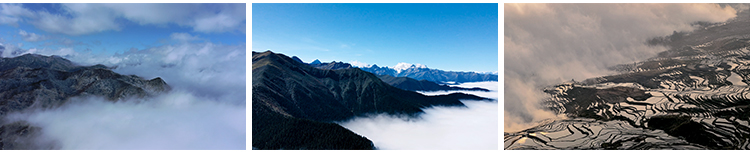 大山高山云海云雾翻滚清晨日出日落云层自然风光风景高清视频素材插图9