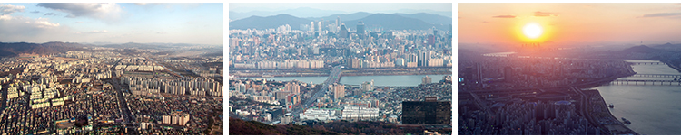 韩国首尔城市风光外国夜景车流建筑风光街道街景航拍延时视频素材插图9