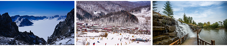 吉林长白山天池景观旅游风景瀑布二道白河雪山风光摄影照图片素材插图11