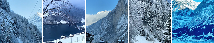竖屏雪山雪景唯美冬季风景治愈系走拍开车视角旅途美景色视频素材插图9