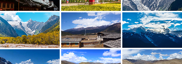 西藏川藏风景人文青藏高原山川雪山自然风景航拍自媒体短视频素材插图5