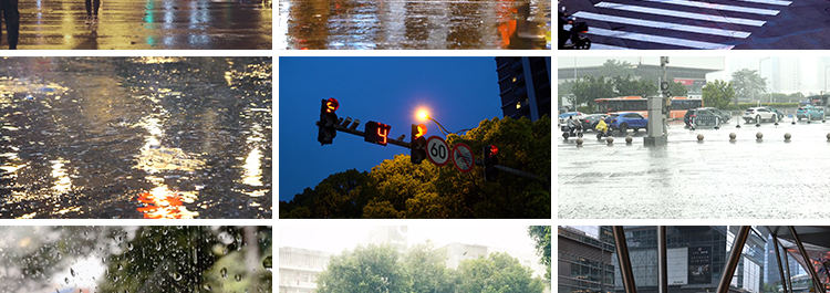 夜晚城市街道下雨窗户雨滴落孤独情感雨天路人行人雨后短视频素材插图6