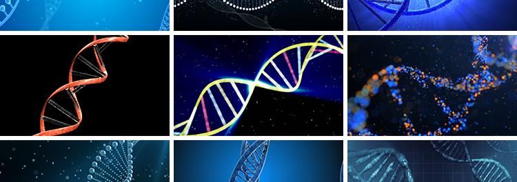 DNA双螺旋基因分子结构生物科学研究实验化学3D动画背景视频素材插图6