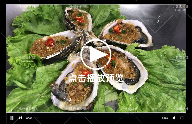 海鲜美食美味横版高清抖音自媒体pr剪辑背景视频素材插图5