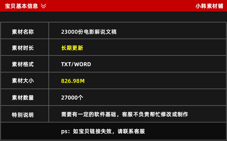 23000份影视电影电视剧科幻解说文案剧本（附赠影视解说教程）插图2