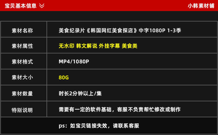 美食纪录片韩国网红美食探店1-3季中视频自媒体解说高清视频素材插图2