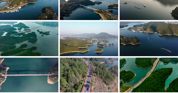 杭州千岛湖淳安县旅游风景新安江水库航拍风光高清实拍短视频素材插图7