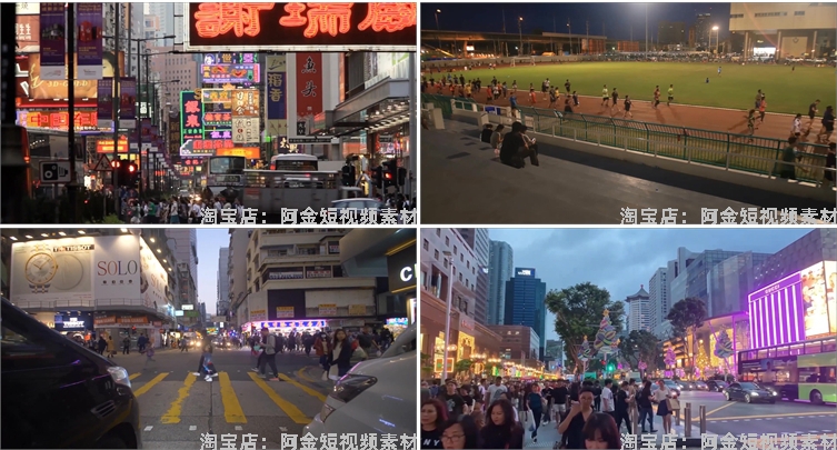 人流车流行人街景城市夜景夜市人物情感抖音视频高清实拍素材剪辑插图7