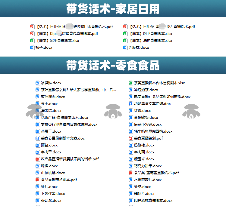 直播带货话术大全新人主播抖音卖货培训课程零食品文案脚本技巧插图7