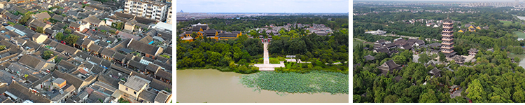 扬州瘦西湖旅游风景点古塔建筑航拍大运河风光实拍剪辑短视频素材插图7