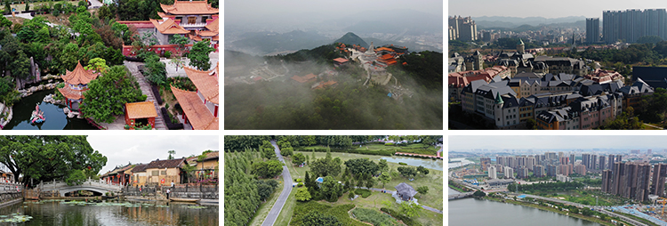 4K东莞虎门大桥地标城市建筑CBD夜景点旅游国贸中心航拍视频素材插图5