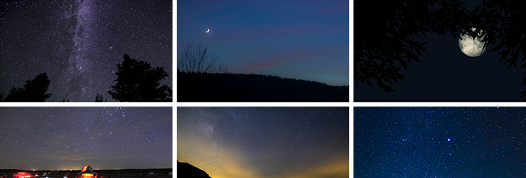 夜晚星空治愈系星光点点天空流星美景夜景自然风景抖音短视频素材插图5