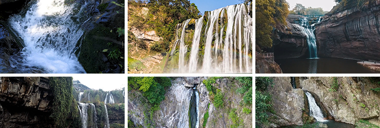 山水瀑布河流动山涧小溪水自然风景流水淌航拍森林风光短视频素材插图5