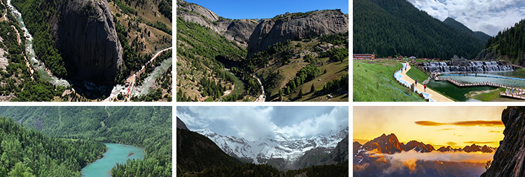 新疆风景航拍延时大草原山脉沙漠自然风光雪山旅游景区短视频素材插图5