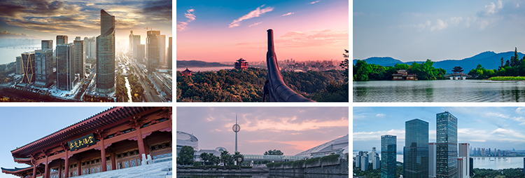 杭州城市风光夜景西湖雷峰塔千岛湖旅游风景高清照片设计图片素材插图5