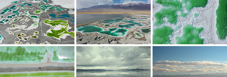 青海海西大柴旦翡翠湖茫崖景区大西北旅游风景点风光高清视频素材插图5