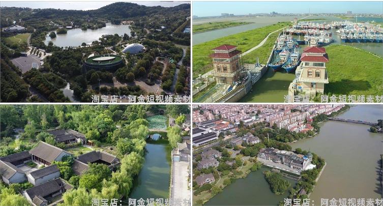 4k江苏南通城市地标建筑航拍风景素材高清旅游自然治愈系视频背景插图5