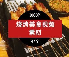 烧烤美食视频 素材